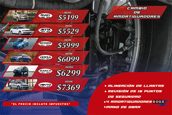 cambio de amortiguadores