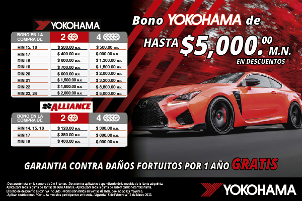 Bono Yokohama Febrero