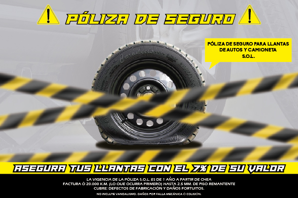 poliza de seguro llantas