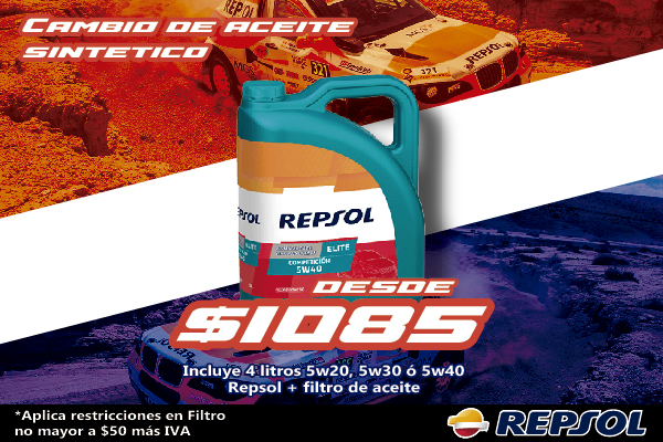 Cambio de aceite Repsol